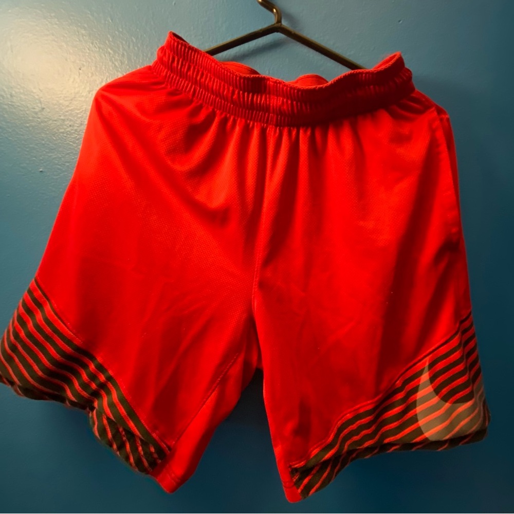 Nike Dri Fit red medium workout shorts